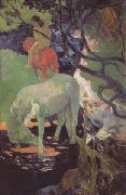 Paul Gauguin The White Horse (mk06) oil on canvas